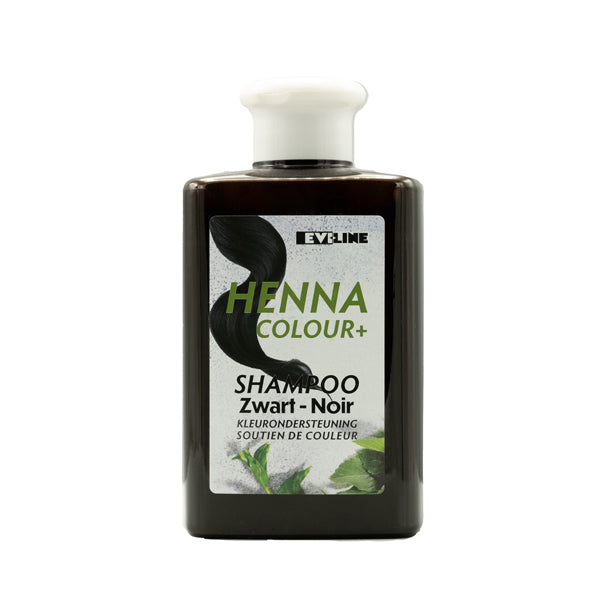 Evi-Line shampoo met henna voor diepe, glanzende zwarte haarkleur