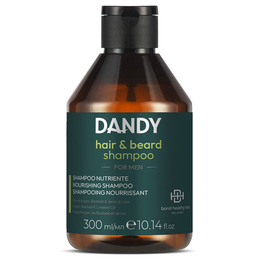 Dandy Nutrient Shampoo met Argan en Baobab olie voor mannen