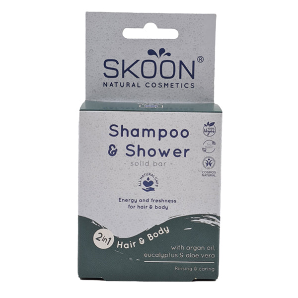 Verkwikkende eucalyptus shampoo en douche bar voor haar en lichaam