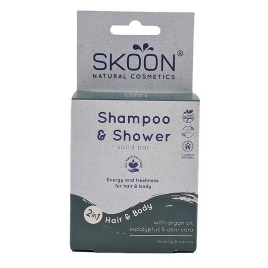 Verkwikkende eucalyptus shampoo en douche bar voor haar en lichaam