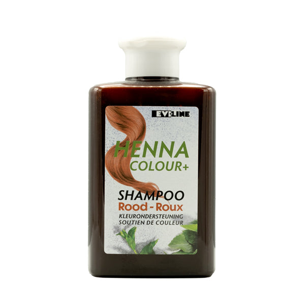 Evi-Line shampoo met henna voor vlammend rood en koperkleurig haar