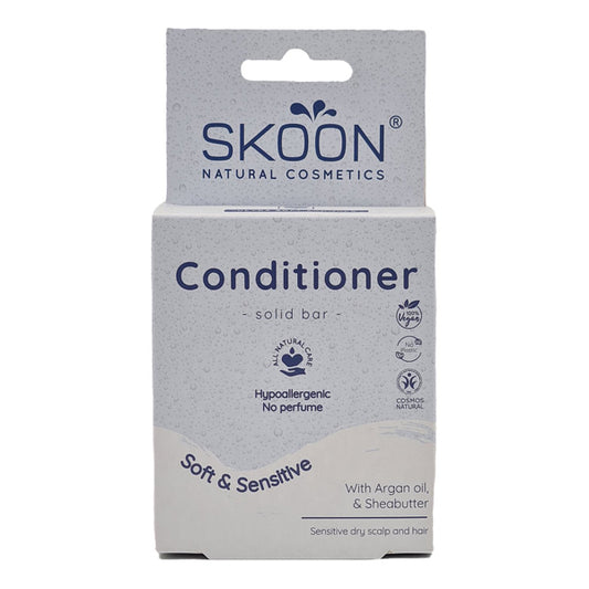 Parfumvrije conditioner bar met arganolie en sheaboter